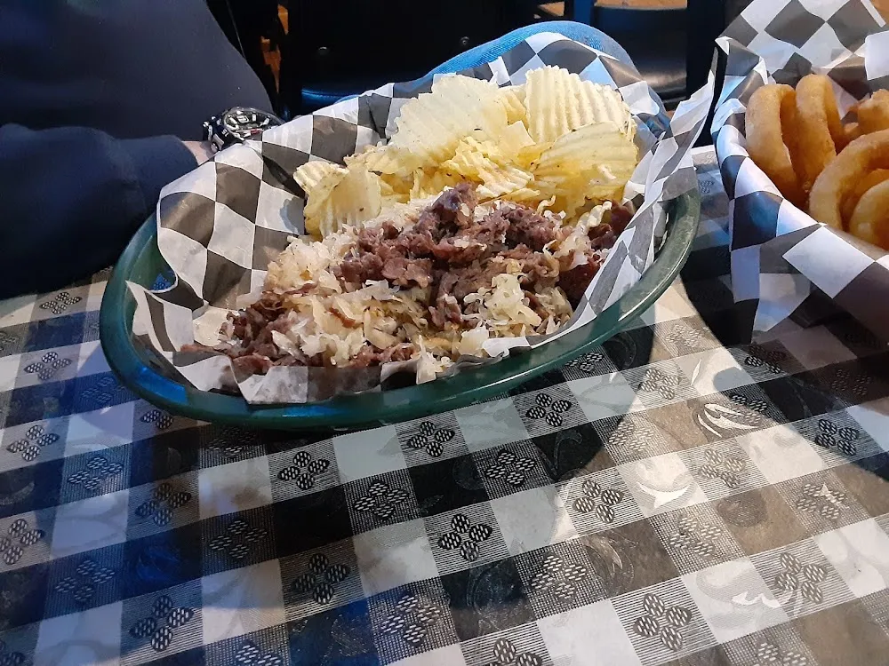 Open Faced Reuben Sandwich