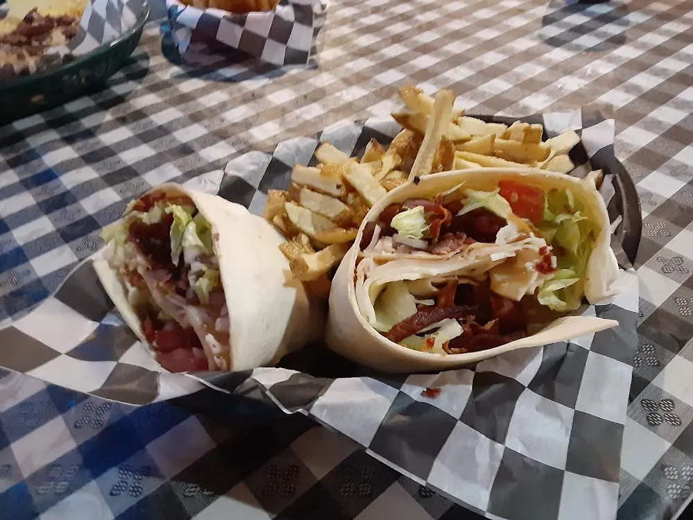 Turkey Bacon and Swiss Cheese Wrap